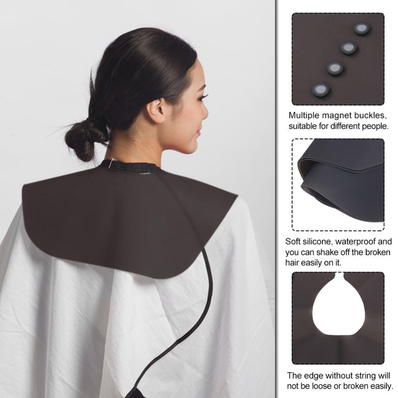 Hair Salon Stylist Cutting Collar Black Rubber Neck Wrap Neck Guard for Haircut Hair Dye - Image 3