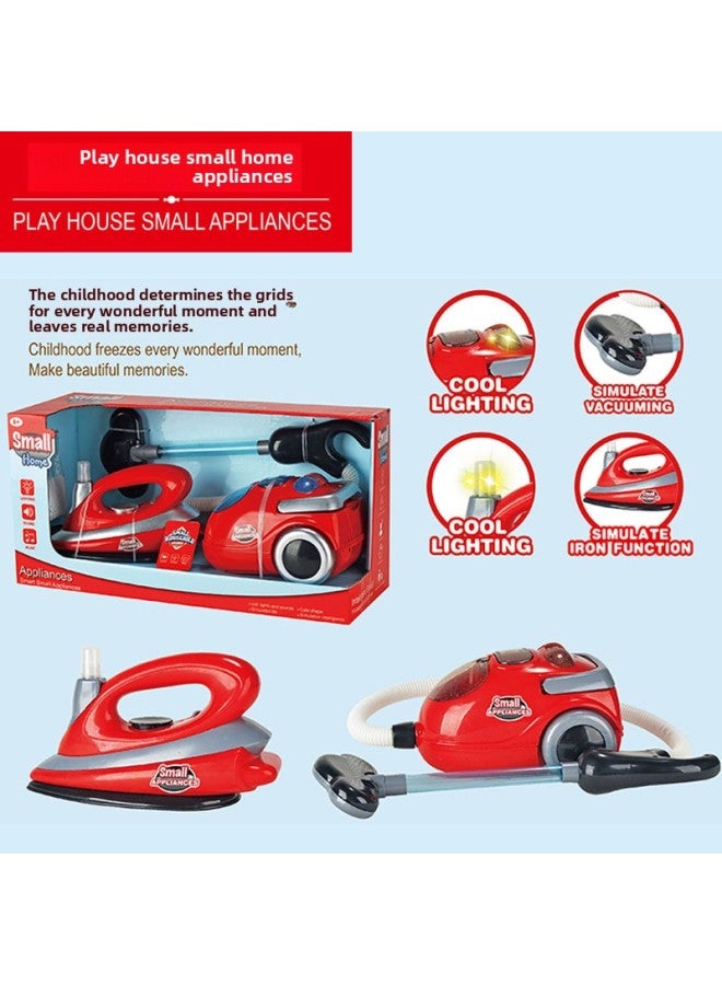 Children's Simulation Electric Vacuum Cleaner Tool Set Mini Play House Washing Machine Toys Wholesale-Color:Coffee Machine + Blender + Juicer - Image 3