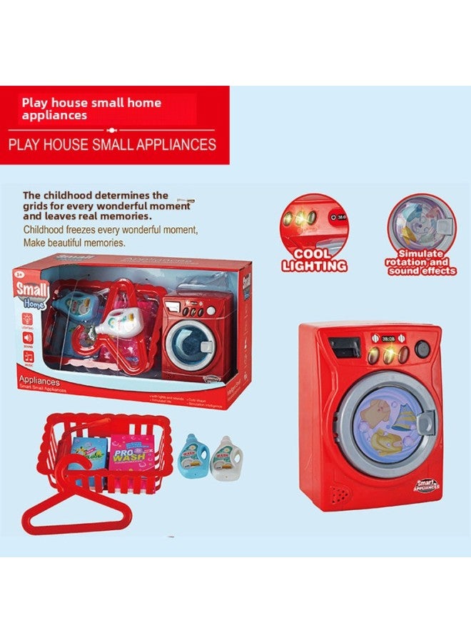 Children's Simulation Electric Vacuum Cleaner Tool Set Mini Play House Washing Machine Toys Wholesale-Color:Coffee Machine + Blender + Juicer - Image 2