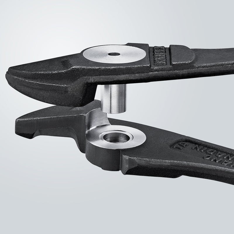 Knipex High Leverage Diagonal Cutter, 250 mm, Black Atramentized with Multi-Component Grips - Image 5