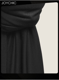 Joychic Women Classic Solid Color Modal Skin-friendly Hijab Roll-up Silk Cotton Long Head Scarf  - Image 2
