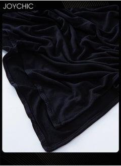 Joychic Women Classic Solid Color Modal Skin-friendly Hijab Roll-up Silk Cotton Long Head Scarf  - Image 3