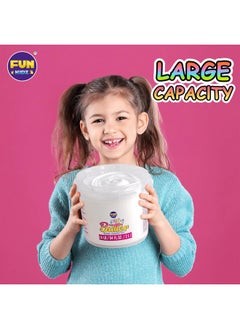 4 Lb Milky Butter Slime Bucket Gift For Girls, Funkidz 64 Fl Oz Huge Soft White Premade Scented Slime Kit Toy With 29 Variety Add-Ins Perfect Birthday Present For Kids Age 6+
