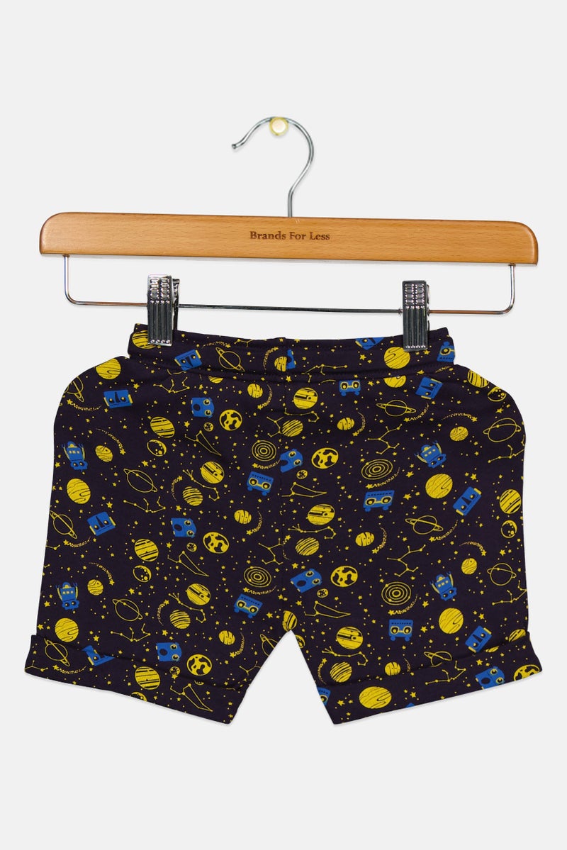 Hamleys Toddlers Boy Allover Print Basic Shorts, Multicolor - Image 2