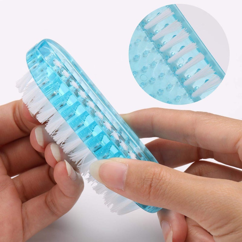 Tbestmax Cleaning Nail Brush Handle Scrubbing Brushes (Plastic Brush-4 Pcs) - Image 3