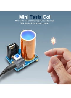 Generic BD243 Mini Tesla Coil Kit, Magic Props Empty Lights Technology DIY Electronics, Portable Fun Science Experiment Assembled DIY Kit For School College Science Experiments, (2pcs)  - Image 3