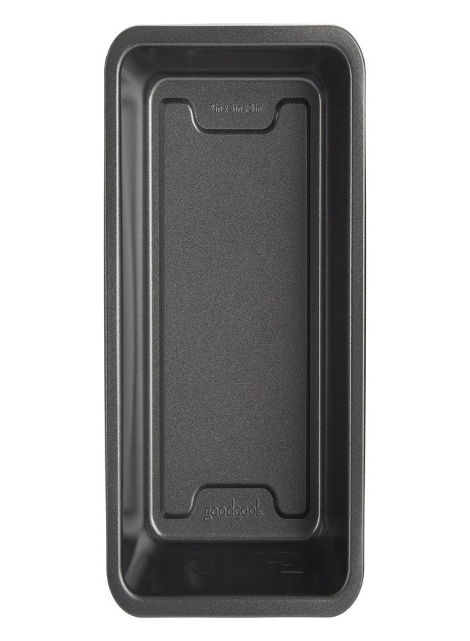 قالب خبز GoodCook PRO مصنوع من الفولاذ الكربوني غير اللاصق، مزود بطبقة مانعة للالتصاق سهلة التنظيف، آمن للاستخدام في الفرن وغسالة الصحون، مثالي لخبز الخبز والكيك وخبز الموز وغيرها، مقاس 9 × 5 بوصة، لون رمادي - Image 1