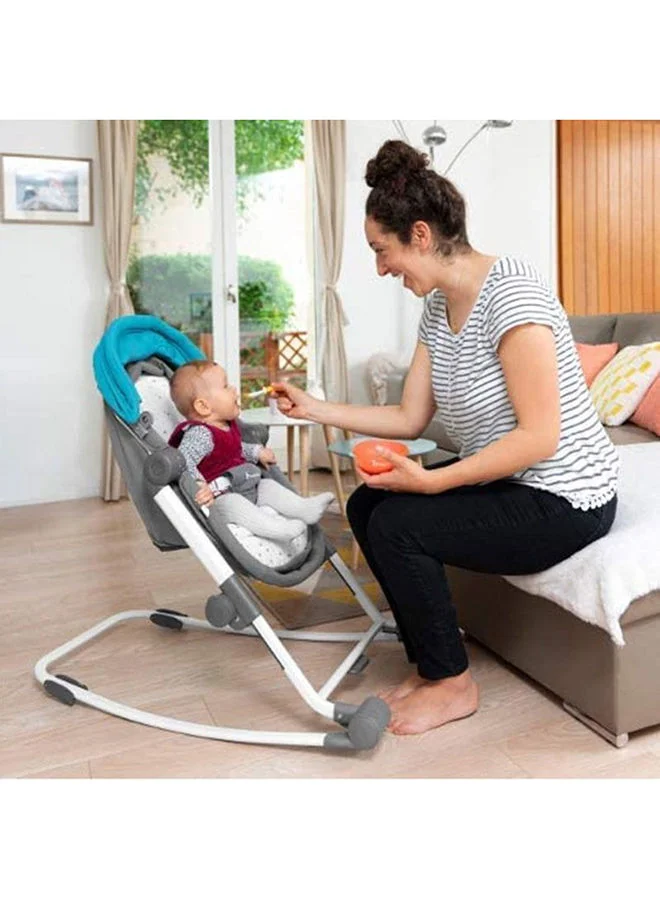 Badabulle 4 In 1 Compact Dream And Play - Bassinet And Play Bouncer
