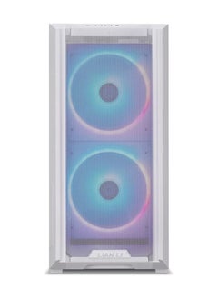 LIAN LI Lian Li Lancool 216 RGB White Steel/Tempered Glass ATX Mid Tower Computer Case,2X 160 mm ARGB Fans Included - LANCOOL 216RW White  - Image 3