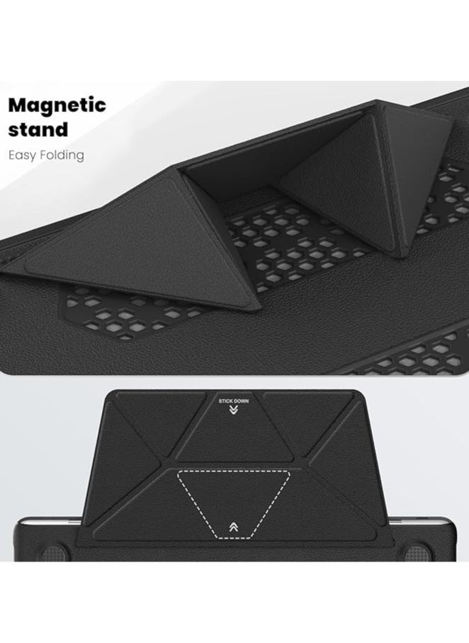 General - Case Compatible with MacBook Air 13.6 2024/2022 Laptop (M2 A2681/M3 A3113), Premium Leather + Slim PC with Heat Dissipation, Full Protective Case with holder - Image 1