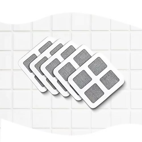 Oblivion Drain Cover Mesh 4 × 4 Inch – Strong Adhesive Waterproof Mesh Cover Patch – Sticky Wire Repair Screen for Drain & Vent – DIY Hole Repair Net for Kitchen, Bathroom & Home Use (Pack of 5) - Image 1