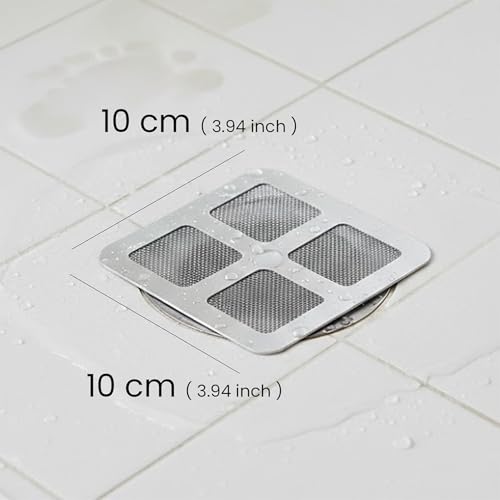 Oblivion Drain Cover Mesh 4 × 4 Inch – Strong Adhesive Waterproof Mesh Cover Patch – Sticky Wire Repair Screen for Drain & Vent – DIY Hole Repair Net for Kitchen, Bathroom & Home Use (Pack of 5) - Image 2