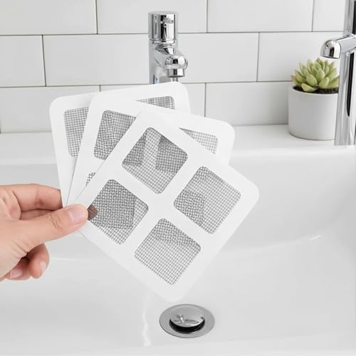 Oblivion Drain Cover Mesh 4 × 4 Inch – Strong Adhesive Waterproof Mesh Cover Patch – Sticky Wire Repair Screen for Drain & Vent – DIY Hole Repair Net for Kitchen, Bathroom & Home Use (Pack of 5) - Image 3