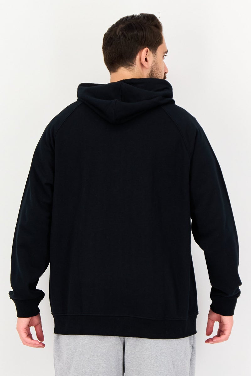 Reebok Men Sportswear Fit Long Sleeve Outdoor Hoodie, Black - Image 2