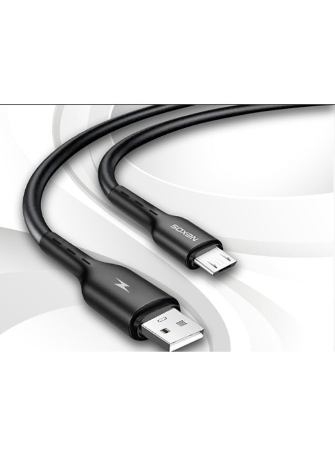 NEXOS USB to Micro-USB Cable 1M (3ft) – Fast Charging & Data Transfer with 1-Year Warranty - Image 2