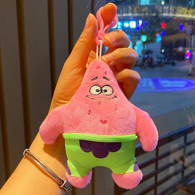 SpongeBob Patrick Star Plush Keychain Toy - Image 3