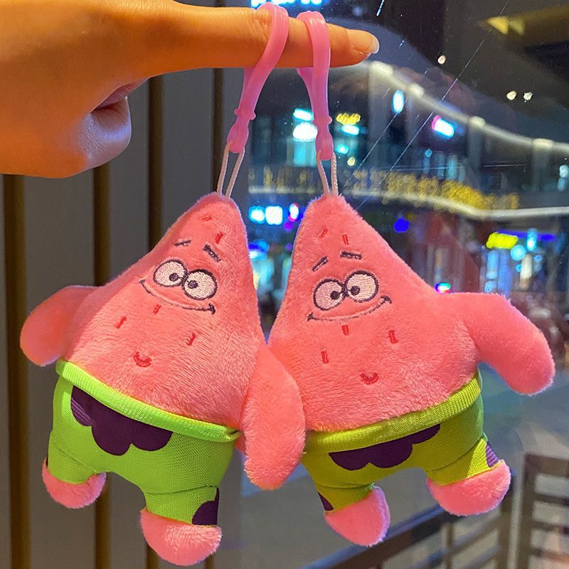 SpongeBob Patrick Star Plush Keychain Toy - Image 2