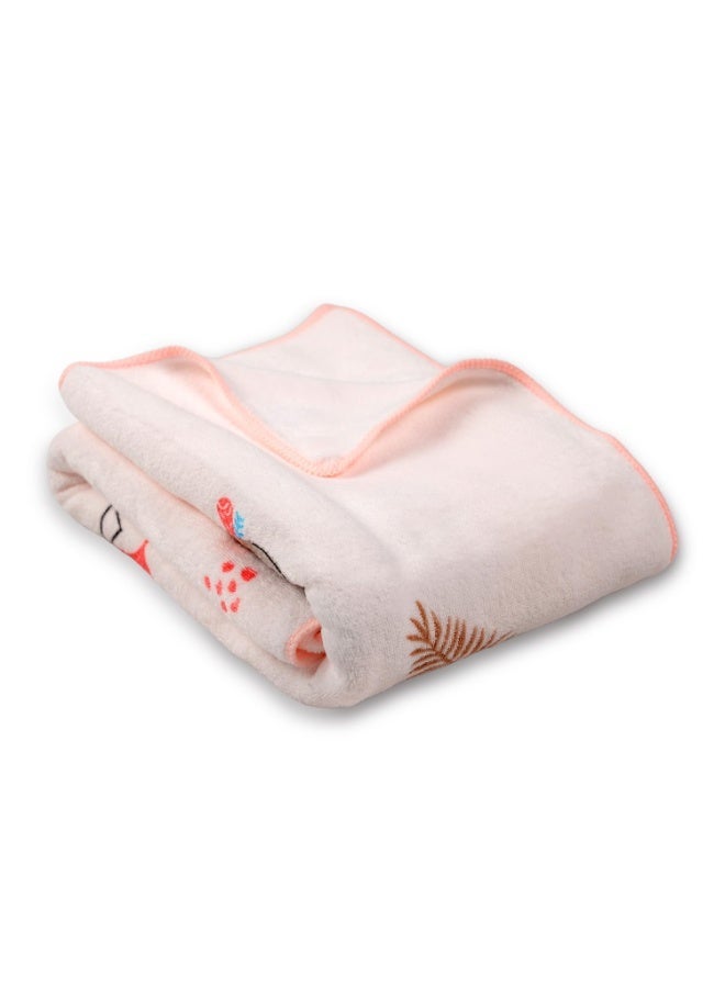 Mee Mee Microfiber Baby Bath Towel for Newborn | Extra Soft & Quick Absorbent Baby Wash Cloth | Gentle Towel for Babies, Infants & Toddlers | 70 x 110 cm | Pink | Pack of 1