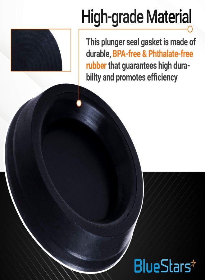 BlueStars Plunger Rubber Gasket Replacement Part Compatible with AeroPress Coffee and Espresso Maker (2pc) - Image 4