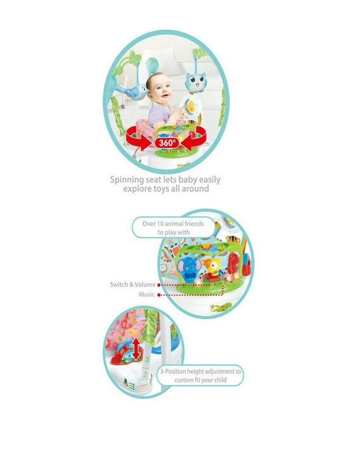 ibaby iBaby Jumperoo with 360° Rotating Seat & Adjustable Height – Interactive Musical Activity Center for Infants & Toddlers - Image 3
