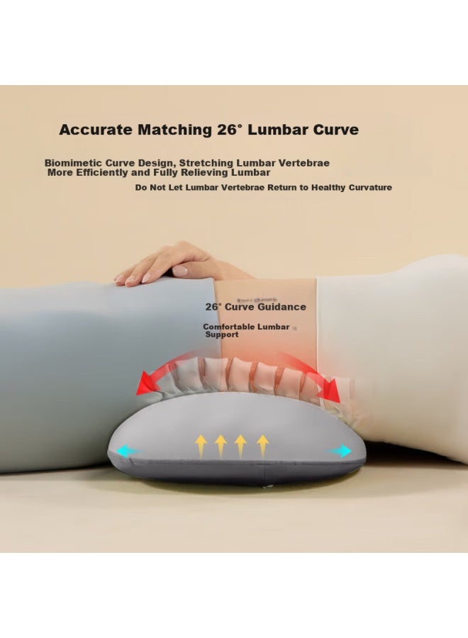 Cory Heating Lumbar Support Pillow, Memory Foam Back Cushion For Bed, Waist Pillow For Sleeping, Lumbar Support For Herniated Disc - Image 2