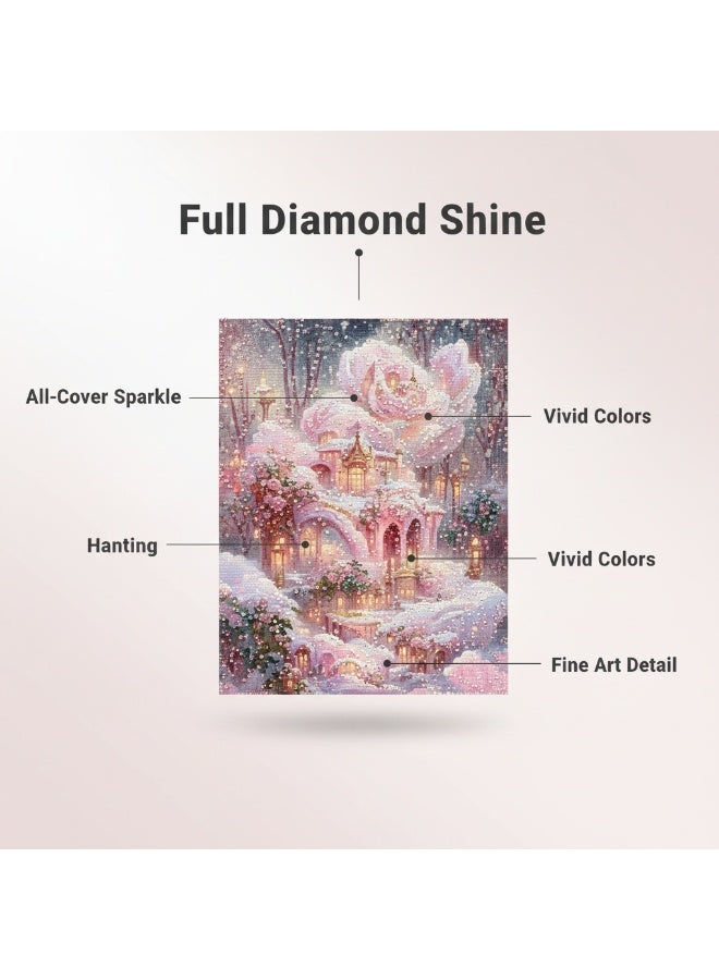 Bluejw 5D Dream Flower Combination Diamond Painting DIY Full Diamond Series Bedroom Decoration Painting - Image 3