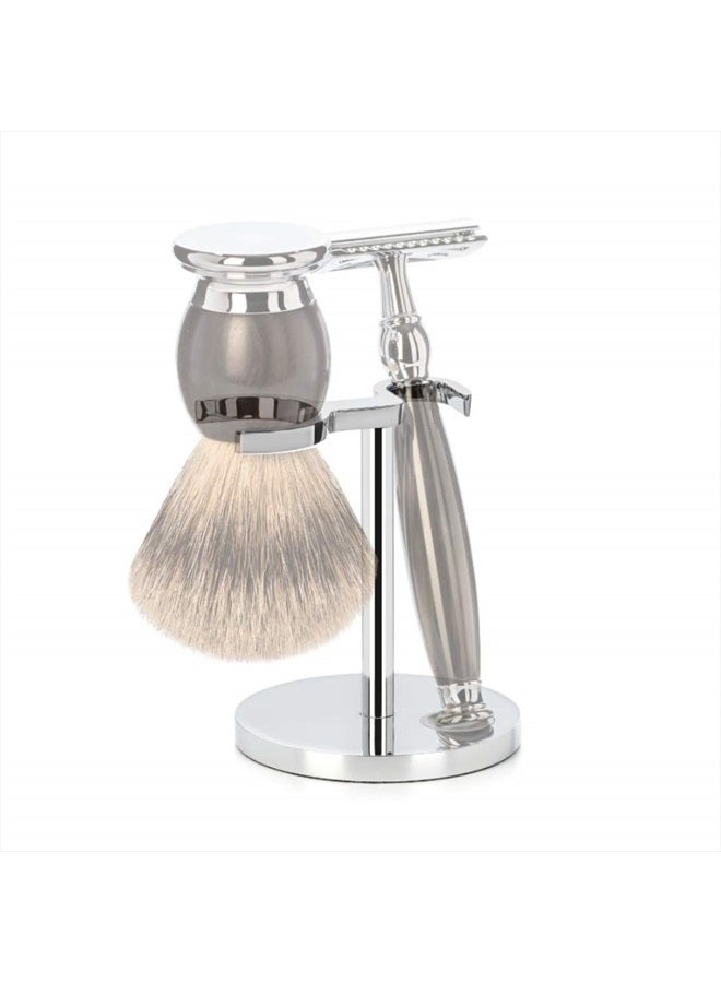 M MÜHLE MÜHLE Universal Stand for Razors & Shaving Brushes | Shave Accessory | Chrome Modern Design  - Image 3