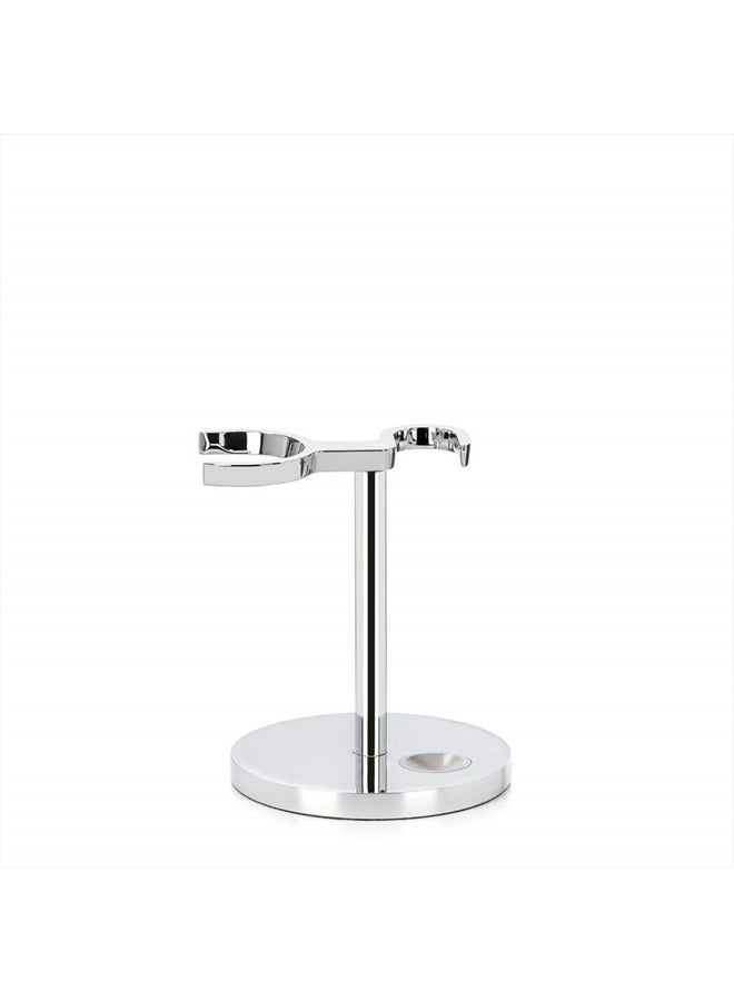 M MÜHLE MÜHLE Universal Stand for Razors & Shaving Brushes | Shave Accessory | Chrome Modern Design  - Image 1