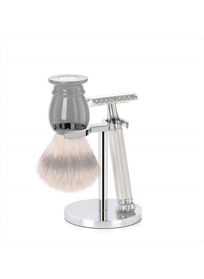 M MÜHLE MÜHLE Universal Stand for Razors & Shaving Brushes | Shave Accessory | Chrome Modern Design  - Image 4
