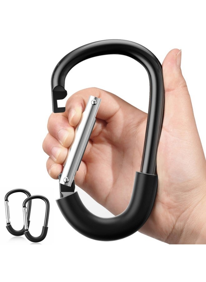 SURDOCA Stroller Hooks, 2Pcs Large Stroller Hooks for Bags, Universal Stroller Clips and Hooks, Mommy Hook for Stroller Heavy Duty, Stroller Accessories for Mom - Image 1