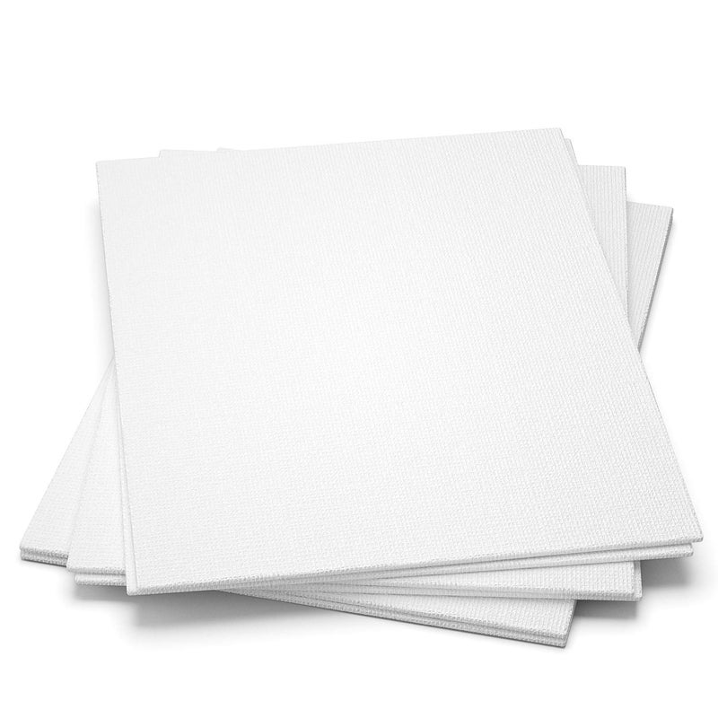 GOTIDEAL Canvases for Painting, 12x16 inch of 6 Pack, Professional Primed White Blank Flat Canvas Panels- 100% Cotton Artist Canvas Boards for Acrylics Painting, Oil Watercolor Tempera - Image 3
