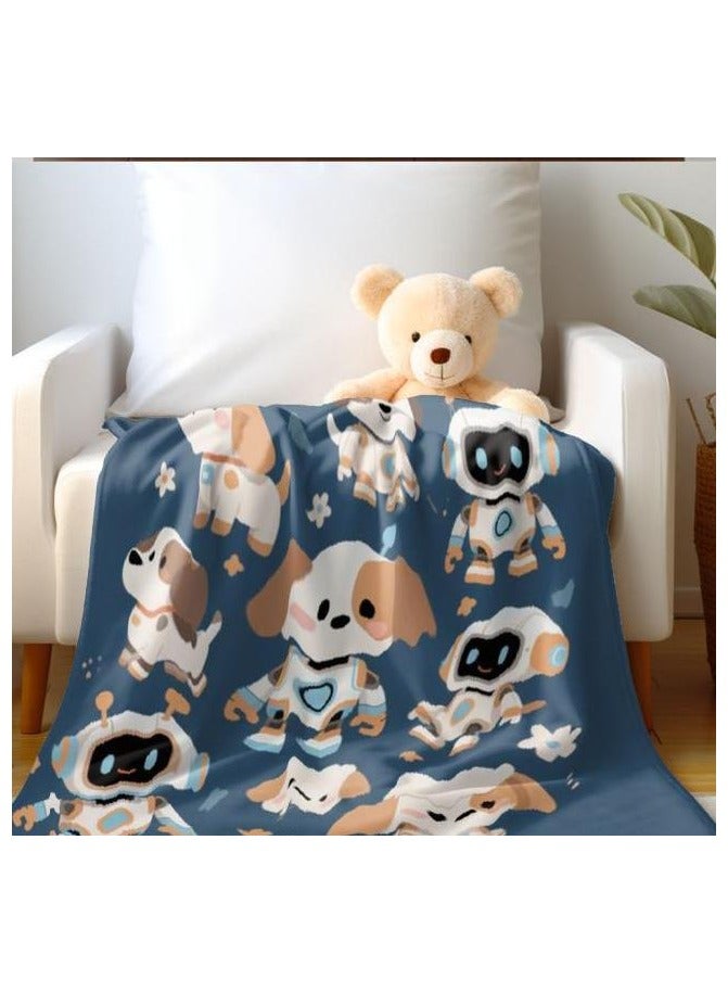 general Children's or student cartoon flannel thin blanket (warm and comfortable, suitable for sleep, games) 100cm*150cm - 973 - Image 4