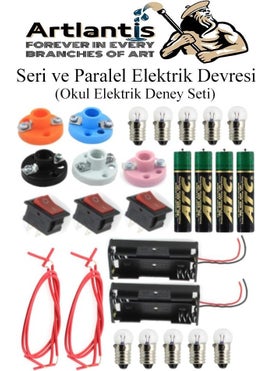 Artlantis Series and Parallel Electric Circuit 1 Pack Simple Electric Circuit Experiment Set Educational Business Training Set  - Image 1