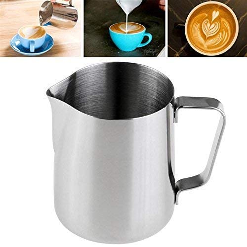 THW® 1.5 Litre Stainless Steel Milk Frothing Jug | Durable Latte Art & Coffee Pitcher for Home and Café | Rust-Resistant, Non-Toxic, Multipurpose for Coffee, Tea, Milk, Beer - Image 3