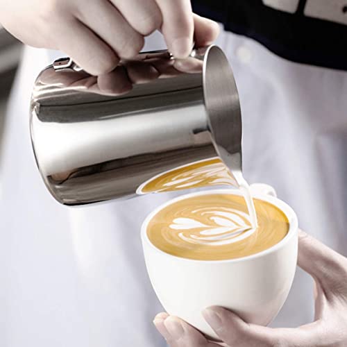 THW® 1.5 Litre Stainless Steel Milk Frothing Jug | Durable Latte Art & Coffee Pitcher for Home and Café | Rust-Resistant, Non-Toxic, Multipurpose for Coffee, Tea, Milk, Beer - Image 4