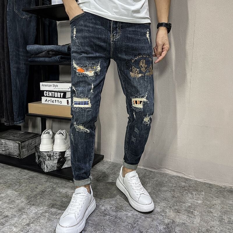 Unisex Casual Daily Denim Jeans - Image 5