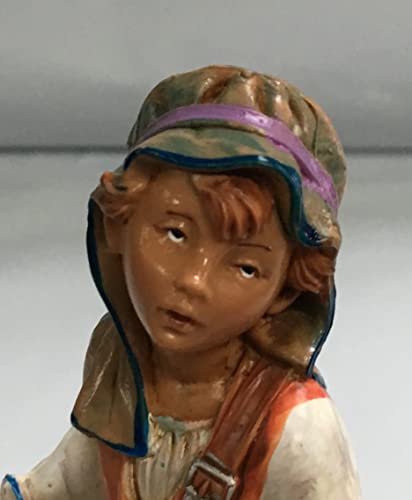 Fontanini by Roman Inc., Jareth The Drummer Boy, 5" Shepherds Collection, Nativity Figure and Accessories, Hand Sculpted and Painted - Image 3