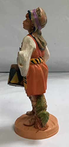 Fontanini by Roman Inc., Jareth The Drummer Boy, 5" Shepherds Collection, Nativity Figure and Accessories, Hand Sculpted and Painted - Image 5