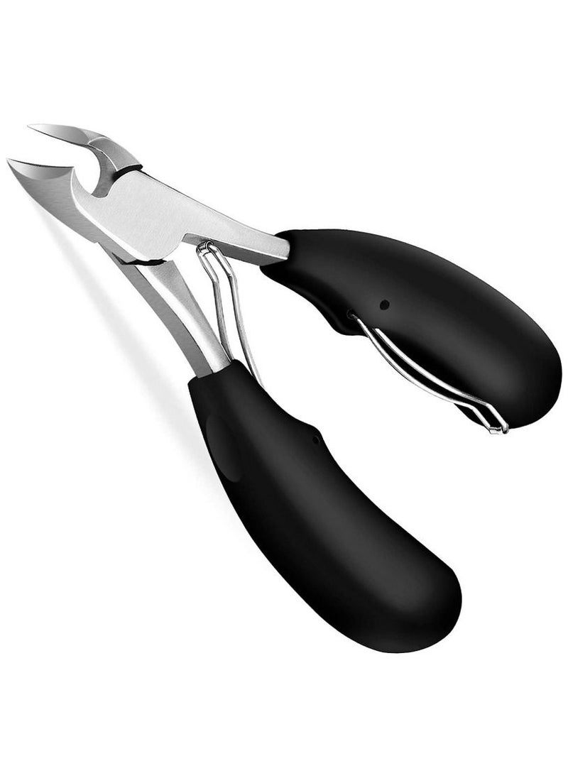Professional Thick & Ingrown Toe Nail Clippers for Men & Seniors Pedicure Clippers Toenail Cutters Super Sharp Curved Blade Grooming Tool Podiatrist Toenail Clipper Set - Image 1