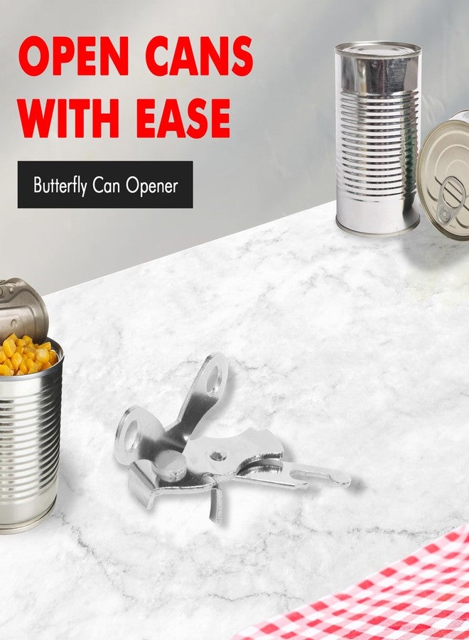 Chef Craft Select Butterfly Can Opener, 4 inches, Nickle Plated - Image 2