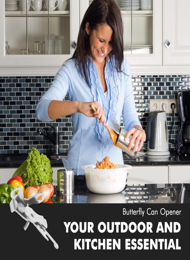 Chef Craft Select Butterfly Can Opener, 4 inches, Nickle Plated - Image 5