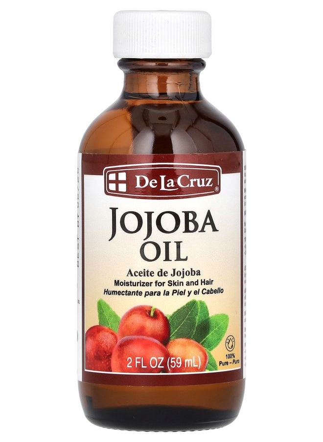 De La Cruz 100% Pure Jojoba Oil  2 fl oz (59 ml) 