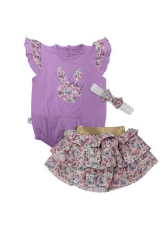 Baby Girls set of 3 Blouse playsuit with macthing skirt and headband - pzsku/Z2838B9BCD09C8BD6B787Z/45/_/1719907880/17641cc4-0e91-4f40-86b7-ed3e63630e7c