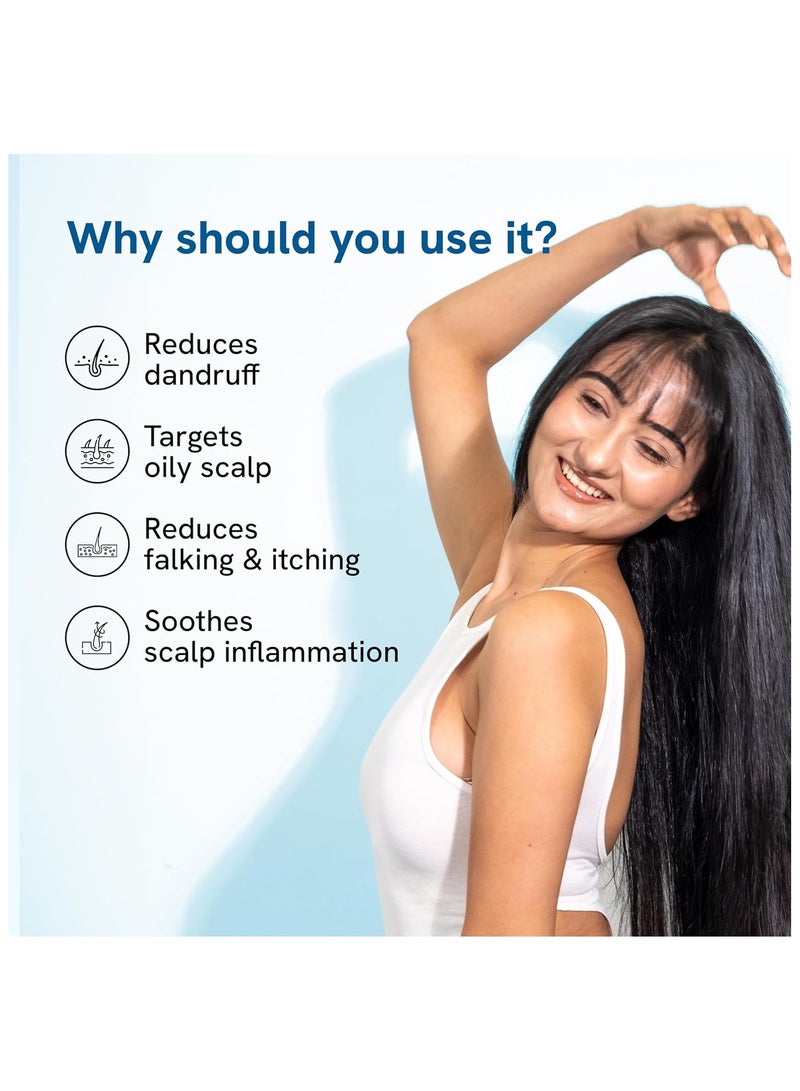 Be Bodywise 1% Ketoconazole Dandruff Shampoo 150ml | pH 5.5 | Clinically Proven Actives with Citric Acid, Oat & Aloe Vera Extract | Paraben Free & Vegan - Image 2