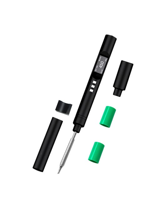 PTS200 Max 100W 0.96inch OLED Display Intelligent Soldering Iron ESP32 Open Source Soldering Pen Type-C Interface Support PD2.0/3.0 Charging Protocol with Auto Sleep Function