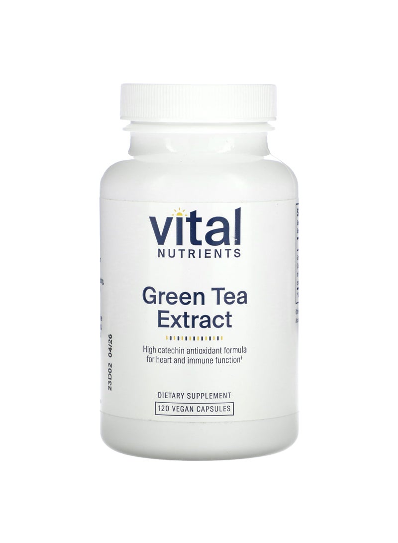 Vital Nutrients Green Tea Extract, 120 Vegan Capsules (275 mg per Capsule)