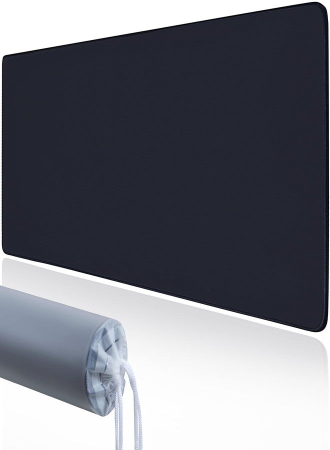 Armindou Large Gaming Mouse Pads, XL 31.5 x 11.8In Computer Desk Matt for Desktop Keyboard and Mouse Office Desk Pad Protector Mats, Black Mousepads Keyboard Mats Pad, Anti-Slip Rubber Base - Image 1