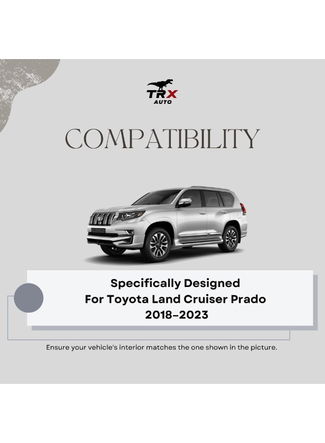 TRX AUTO Magnetic Phone Holder for Toyota Land Cruiser Prado 2018–2023 | Custom Fit Dashboard Mount | No Charging | Secure Magnetic Grip | Doesn’t Block A/C Vent | Easy Installation Car Mount - Image 3