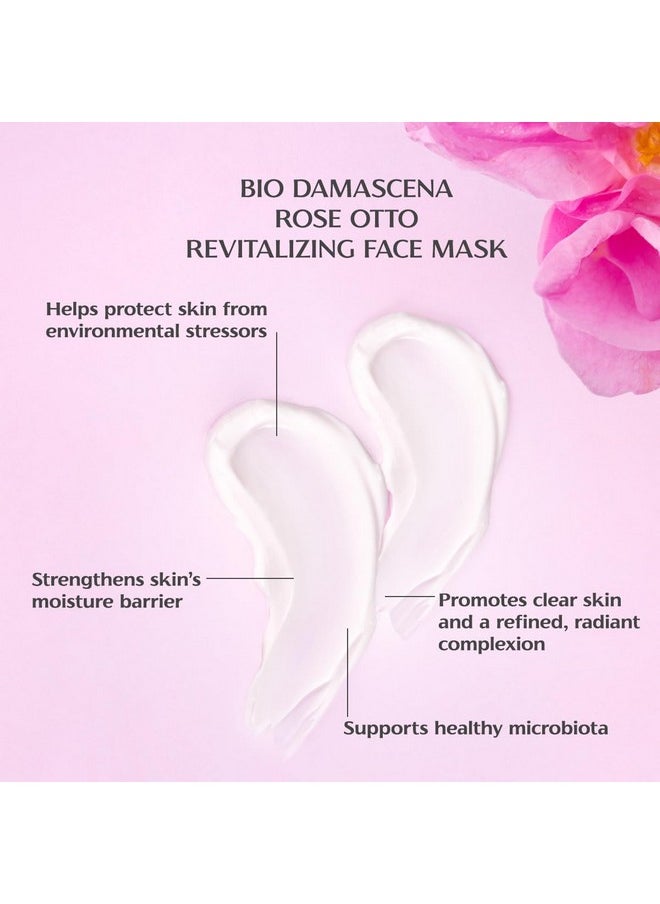 ألتيا أورجانيكس قناع الوجه المنعش من Bio Damascena بزيت الورد البلغاري العطري (Rose Otto) والإكتوين والبيسابولول - معتمد عضويًا - 1.7 أونصة سائلة/50 مل  - Image 2
