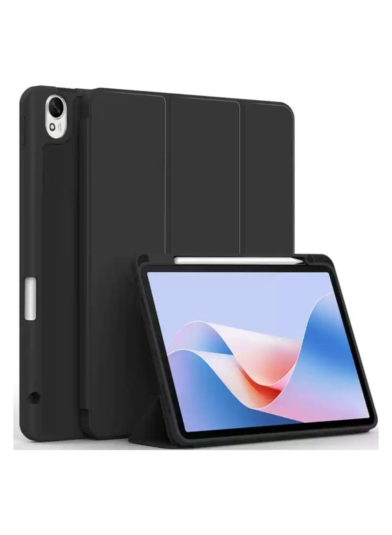 general Case Compatible with Huawei MatePad 11.5"S 2024 (DMG-W00 TGR-W10), TPU Flexible Back Cover with Pencil Holder and Auto Wake/Sleep For MatePad 11.5" S